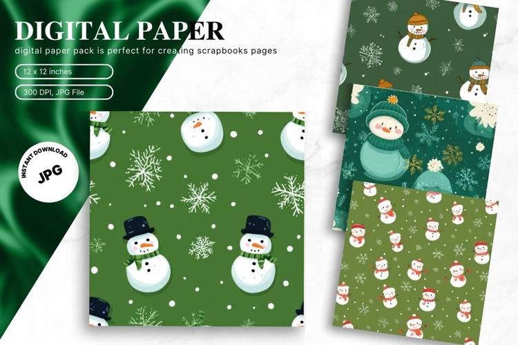 Snowman Background