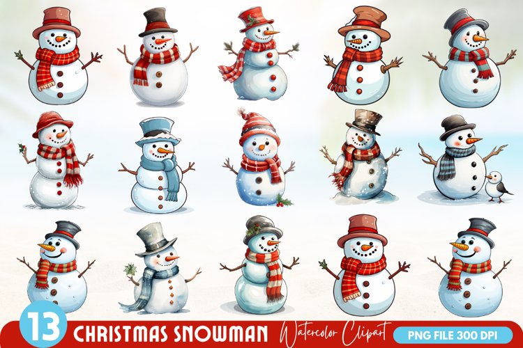 Snowman PNG Image 3