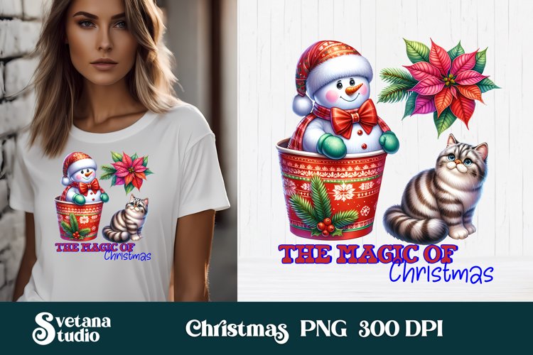 Christmas Snowman Clipart Image 21