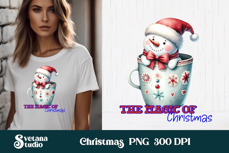 Christmas Snowman Clipart Image 20