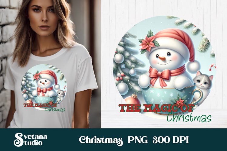 Christmas Snowman Clipart Image 18
