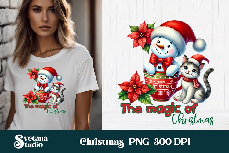 Christmas Snowman Clipart Image 13