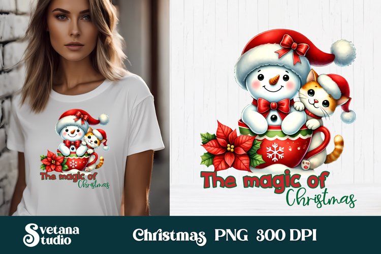 Christmas Snowman Clipart Image 12