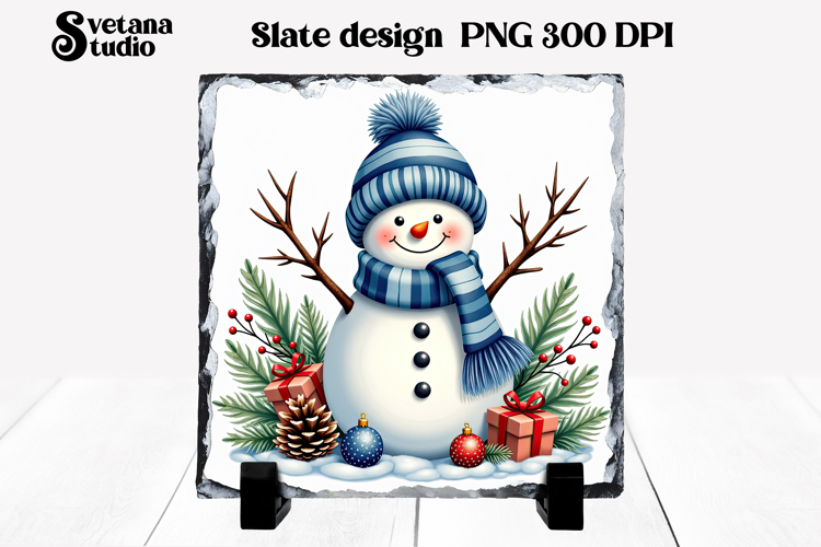 Christmas Snowman Clipart Image 14