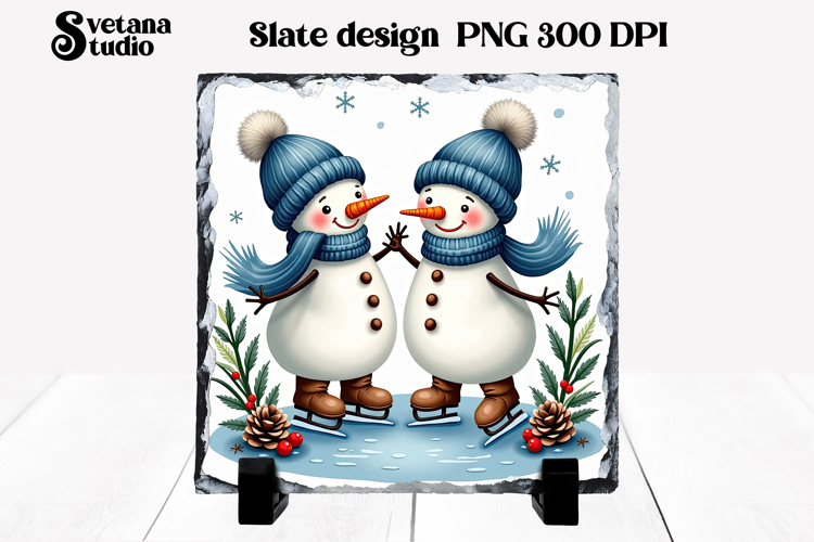 Christmas Snowman Clipart Image 13