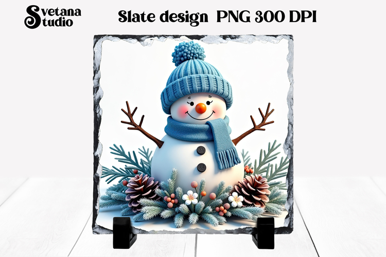 Christmas Snowman Clipart Image 9