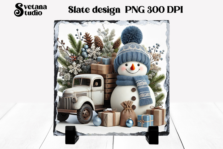 Christmas Snowman Clipart Image 8