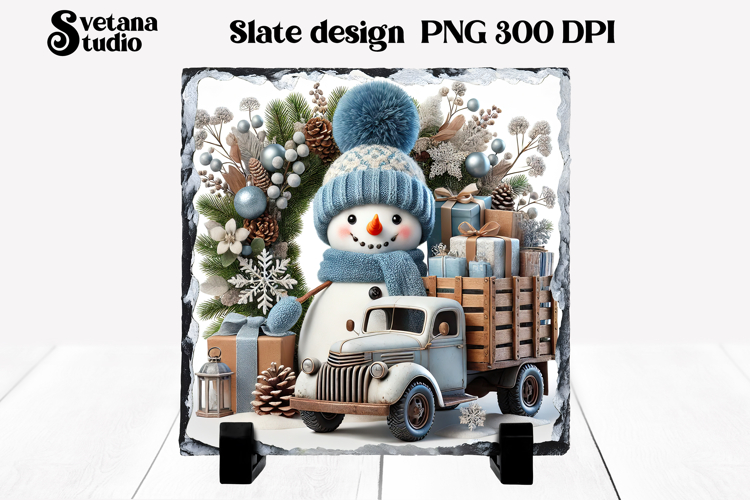 Christmas Snowman Clipart Image 7