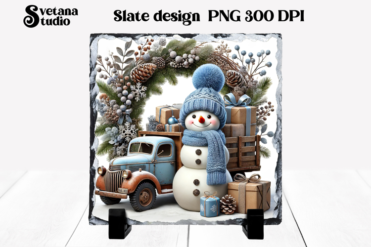 Christmas Snowman Clipart Image 6