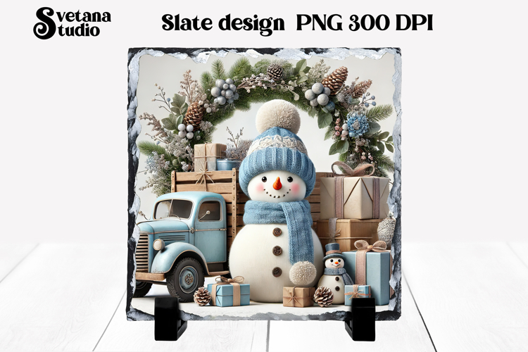 Christmas Snowman Clipart Image 5