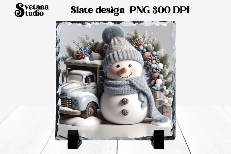 Christmas Snowman Clipart Image 3