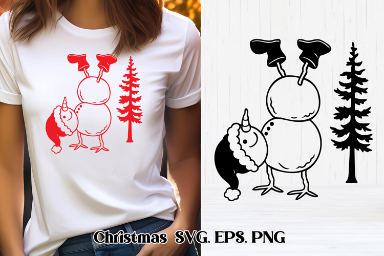 Cute Snowman Svg Image 9