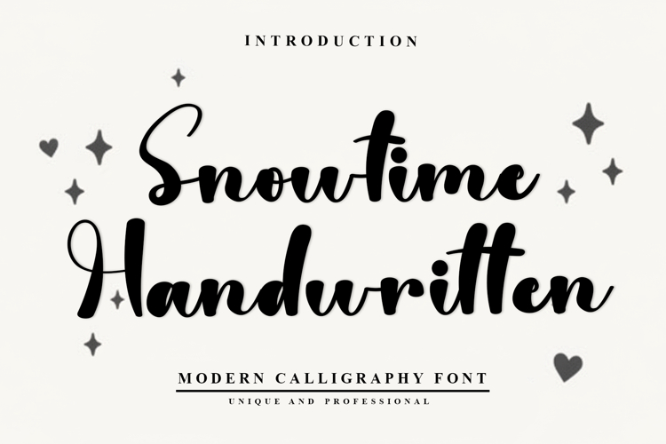 Snowtime Handwritten