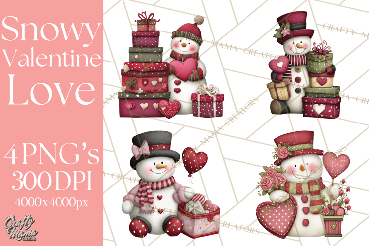 Cute Snowman Clipart Image 21