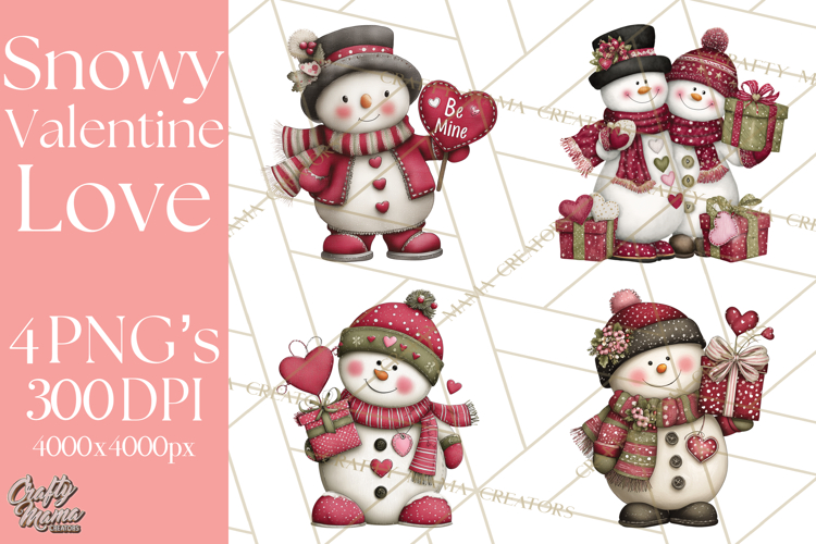 Cute Snowman Clipart Image 22