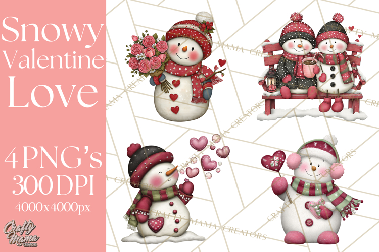 Cute Snowman Clipart Image 12