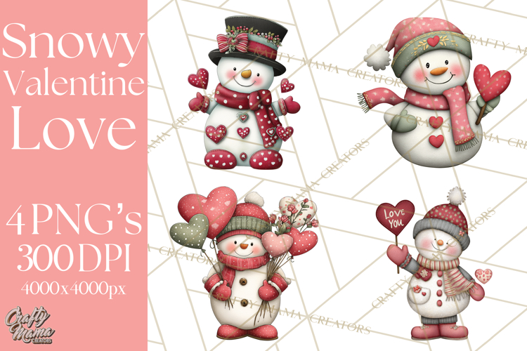 Cute Snowman Clipart Image 13