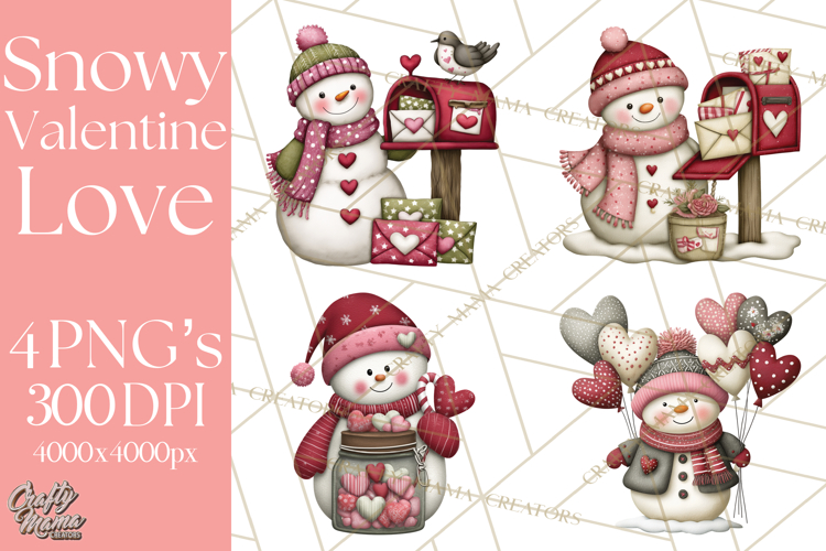 Cute Snowman Clipart Image 18