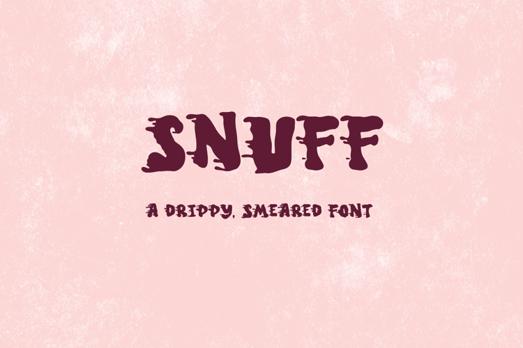 Snuff Display Font
