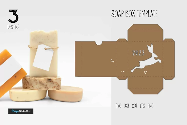 NEW Soap box template size: 3' 1' 3' with window rabit 2023