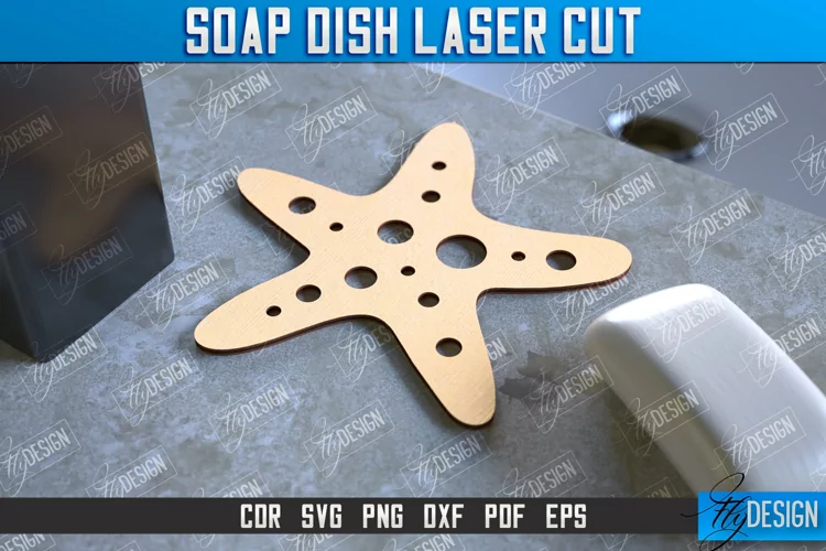 Soap Dish Laser Cut | Soap Holder | Bathroom Accessories