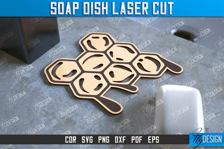 Soap Dish Laser Cut | Soap Holder | Bathroom Accessories