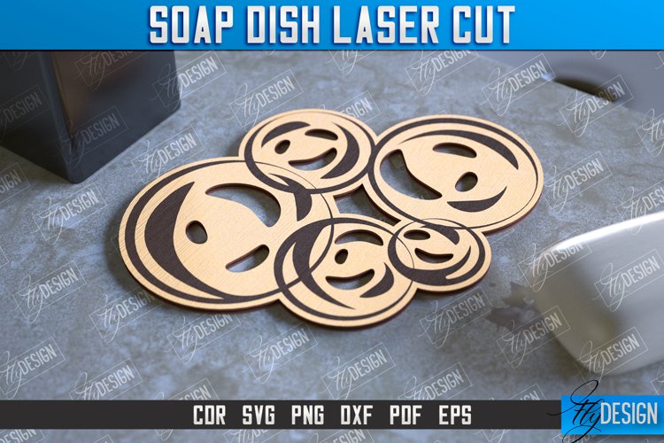 Soap Dish Laser Cut | Soap Holder | Bathroom Accessories example image 1