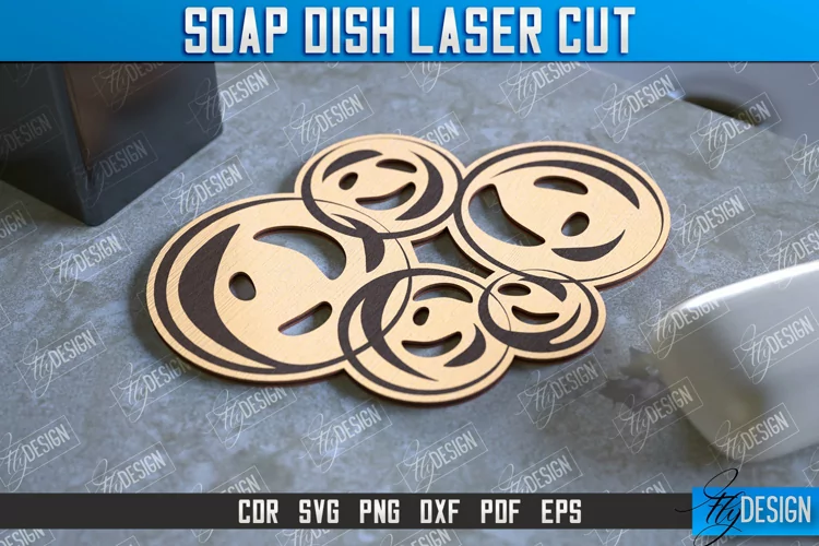 Soap Dish Laser Cut | Soap Holder | Bathroom Accessories