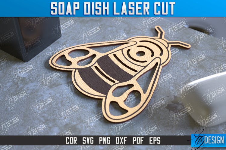 Soap Dish Laser Cut | Soap Holder | Bathroom Accessories example image 1