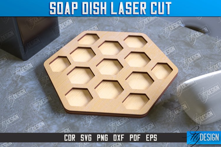 Soap Dish Laser Cut | Soap Holder | Bathroom Accessories