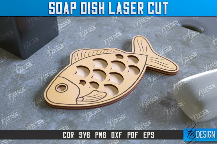 Soap Dish Laser Cut | Soap Holder | Bathroom Accessories