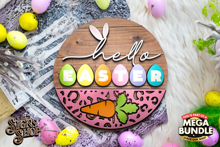 Easter Porch Sign Svg Image 13