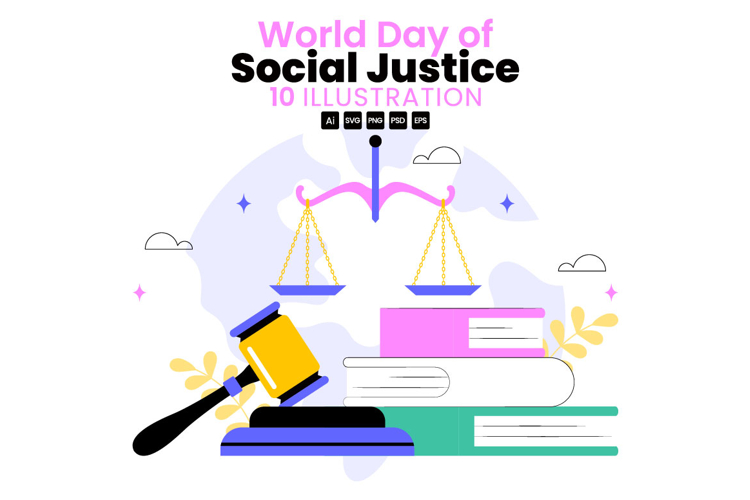 10 World Day of Social Justice Illustration