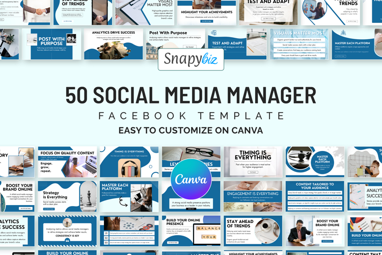 Social Media Manager Facebook Templates