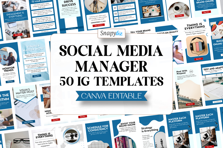 Social Media Manager Instagram Story Templates