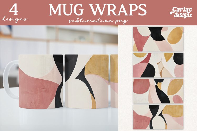 Soft Colors Mug Sublimation, Mug Sublimation Designs