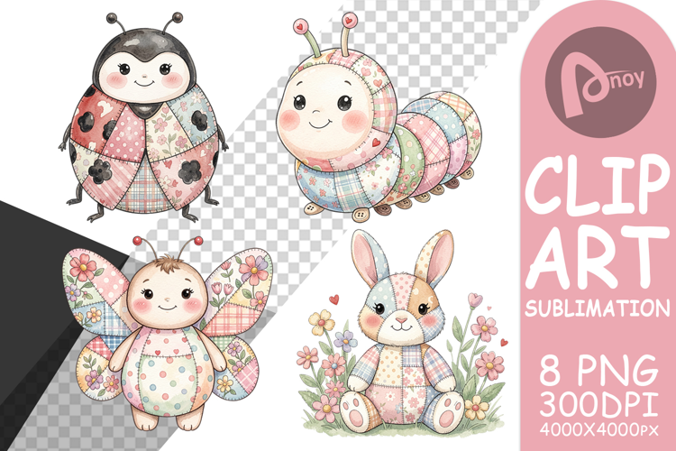 Soft Garden Patchwork Sublimation