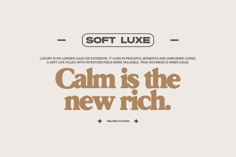 Soft Luxe Typography Quotes T-shirt Design