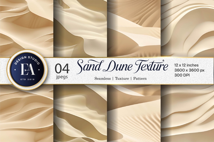 Soft Sand Dunes Texture Digital Paper