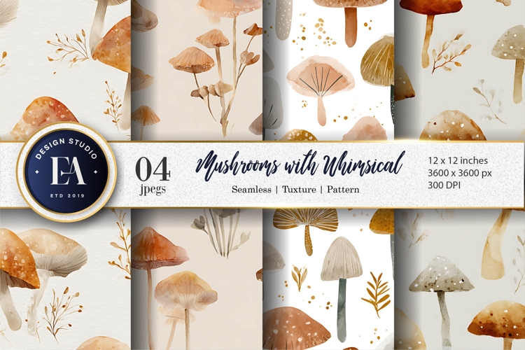 Mushrooms Clipart Image 17