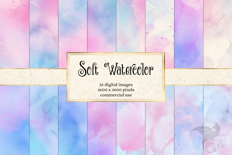 Soft Watercolor Digital Paper