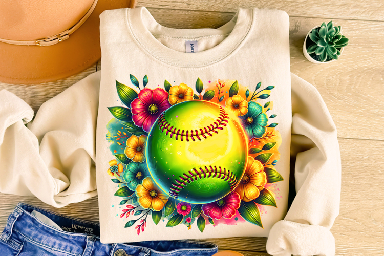 Softball Clipart Image 11