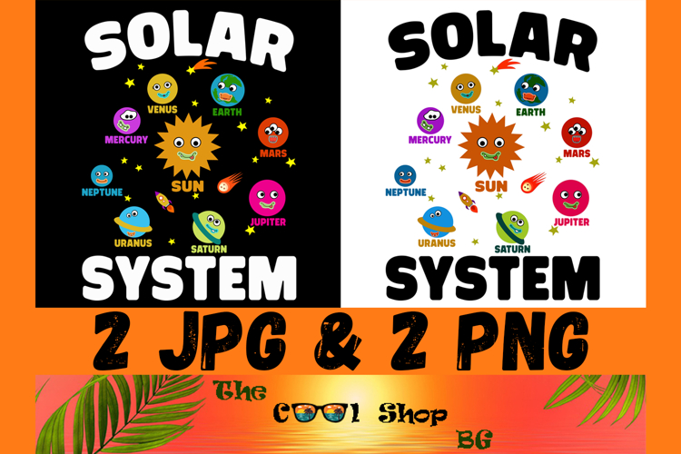 Solar System Png, Planets Png, Solar System Clipart example image 1