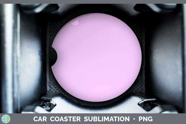 GorgeousSolid Color Car Coaster design.