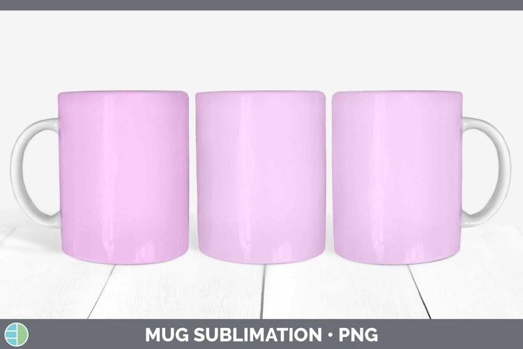 GorgeousSolid Color Mug Wrap design.