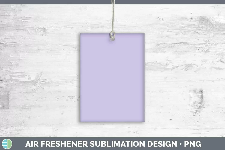 Solid Color - Deep Purple 1 d1c Air Freshener Sublimation Ca