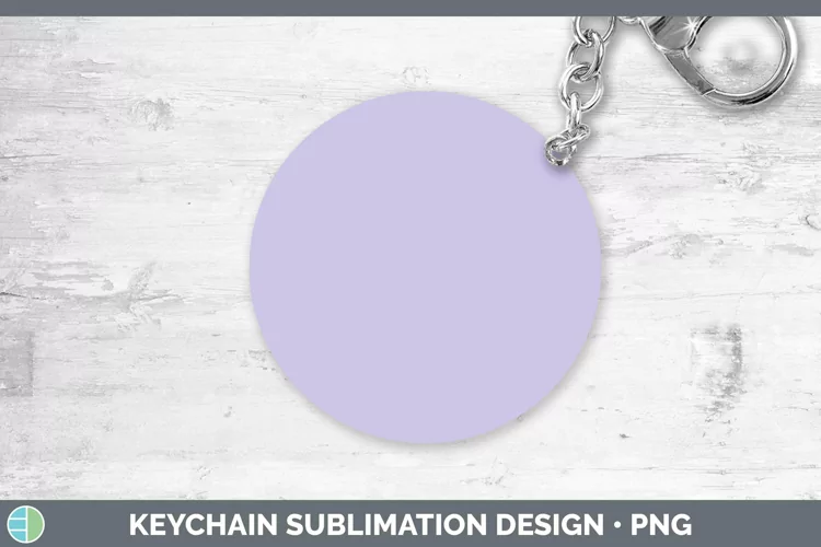 Solid Color - Deep Purple 1 d1c Keychain Sublimation Keyring