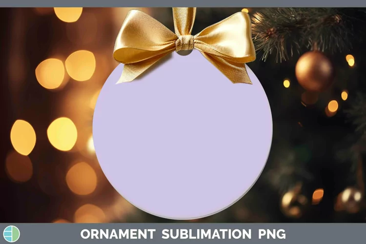 Solid Color - Deep Purple 1 d1c Ornament Sublimation Bauble