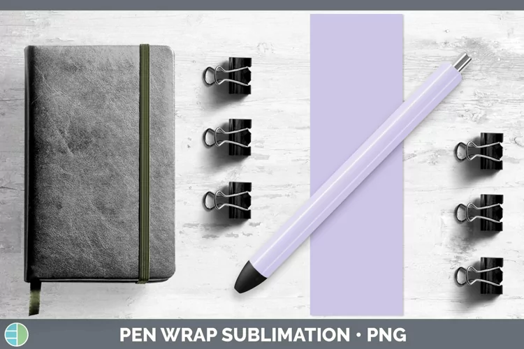 Solid Color - Deep Purple 1 d1c Pen Wrap Sublimation Epoxy P
