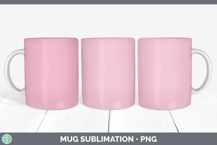 GorgeousSolid Color Mug Wrap design.